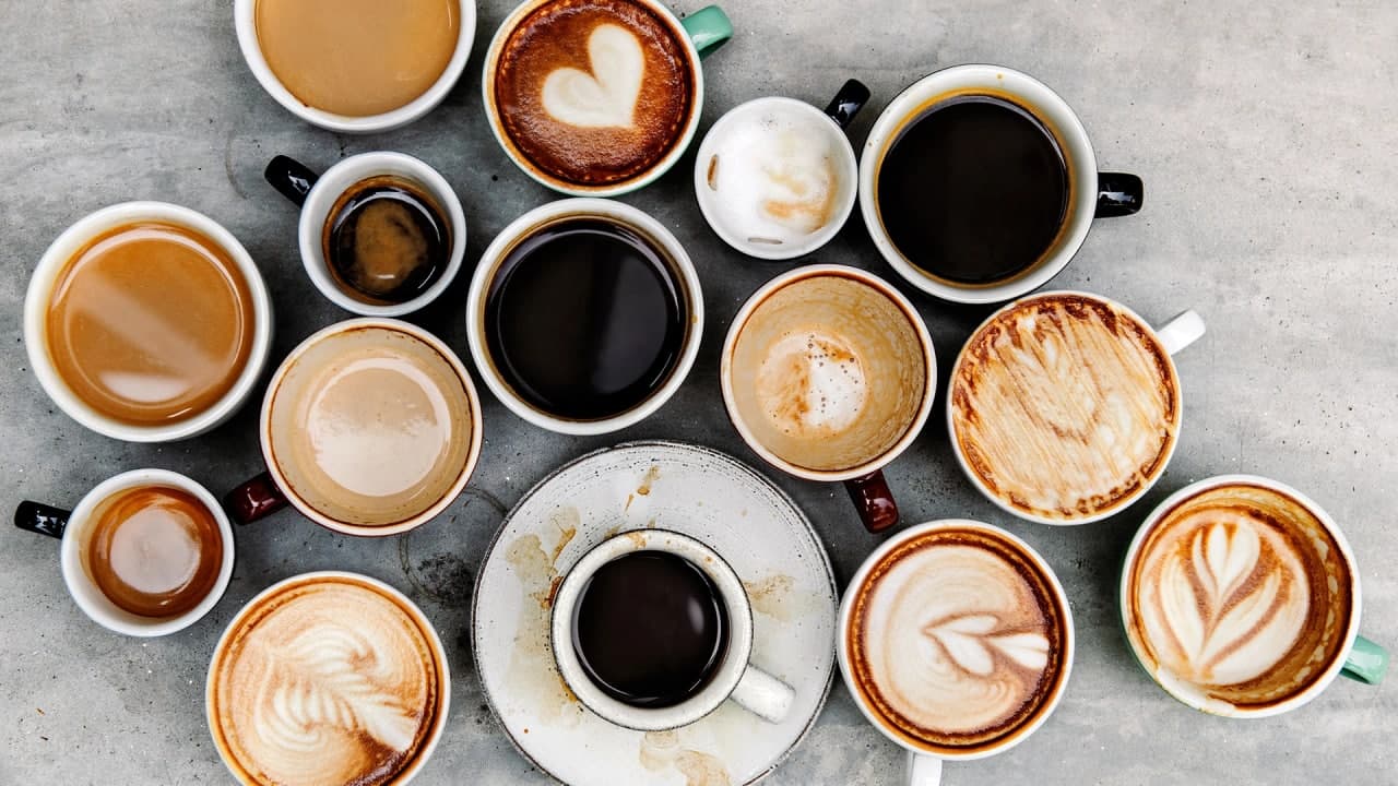 انواع قهوه در کافی شاپ