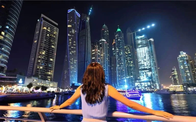 جاهای دیدنی دبی در شب