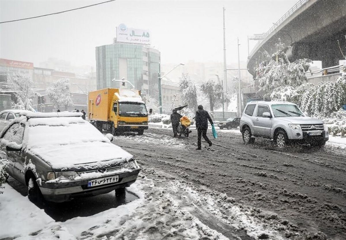 یخبندان معابر تهران از روز چهارشنبه