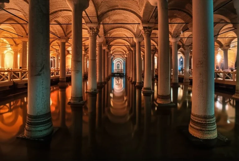 آب انبار قصر سلطنتی (Basilica Cistern) | تاریخچه، معماری و بازدید
